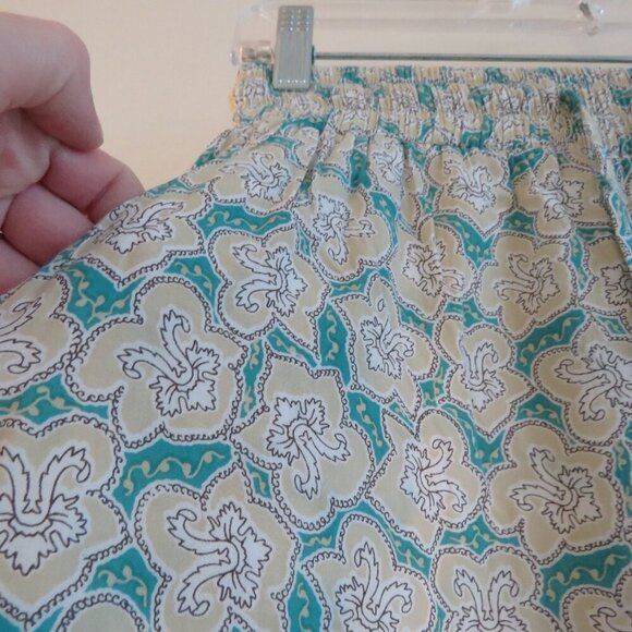 GILLIA HAWAII Floral Print Pull On Pants Festival Summer Boho Bohemian - Size M - Picture 10 of 14